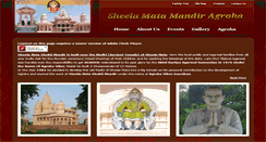 Desktop Screenshot of agrohasheelamatamandir.com